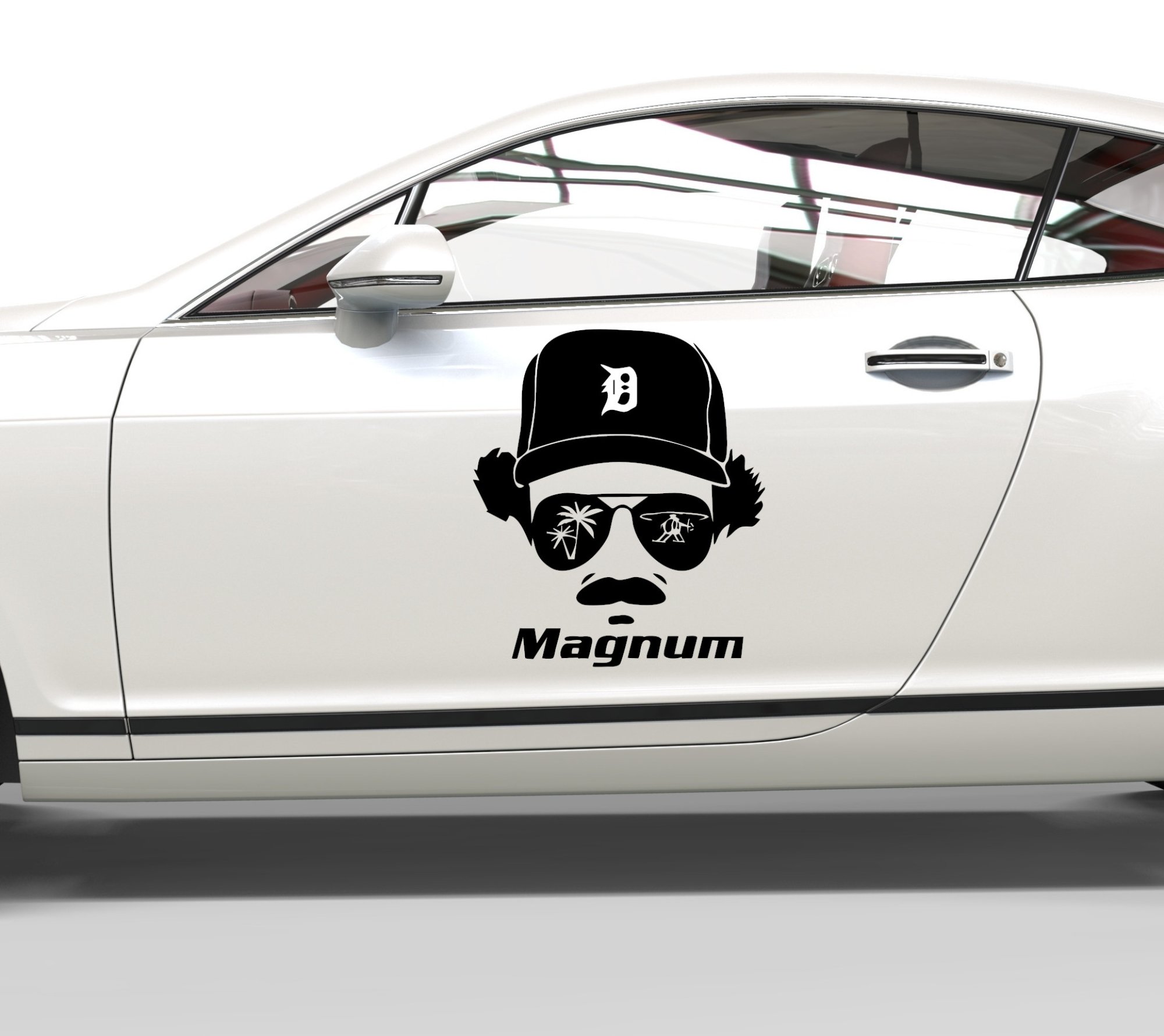46249 Magnum - Sonnenbrille Silhouette Aufkleber 46249 Magnum - Sonnenbrille Silhouette Aufkleber